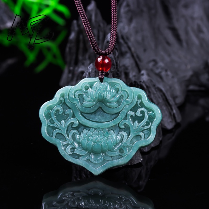 Cocktail Shaker Set - Real Burmese A Emerald Jade Blue