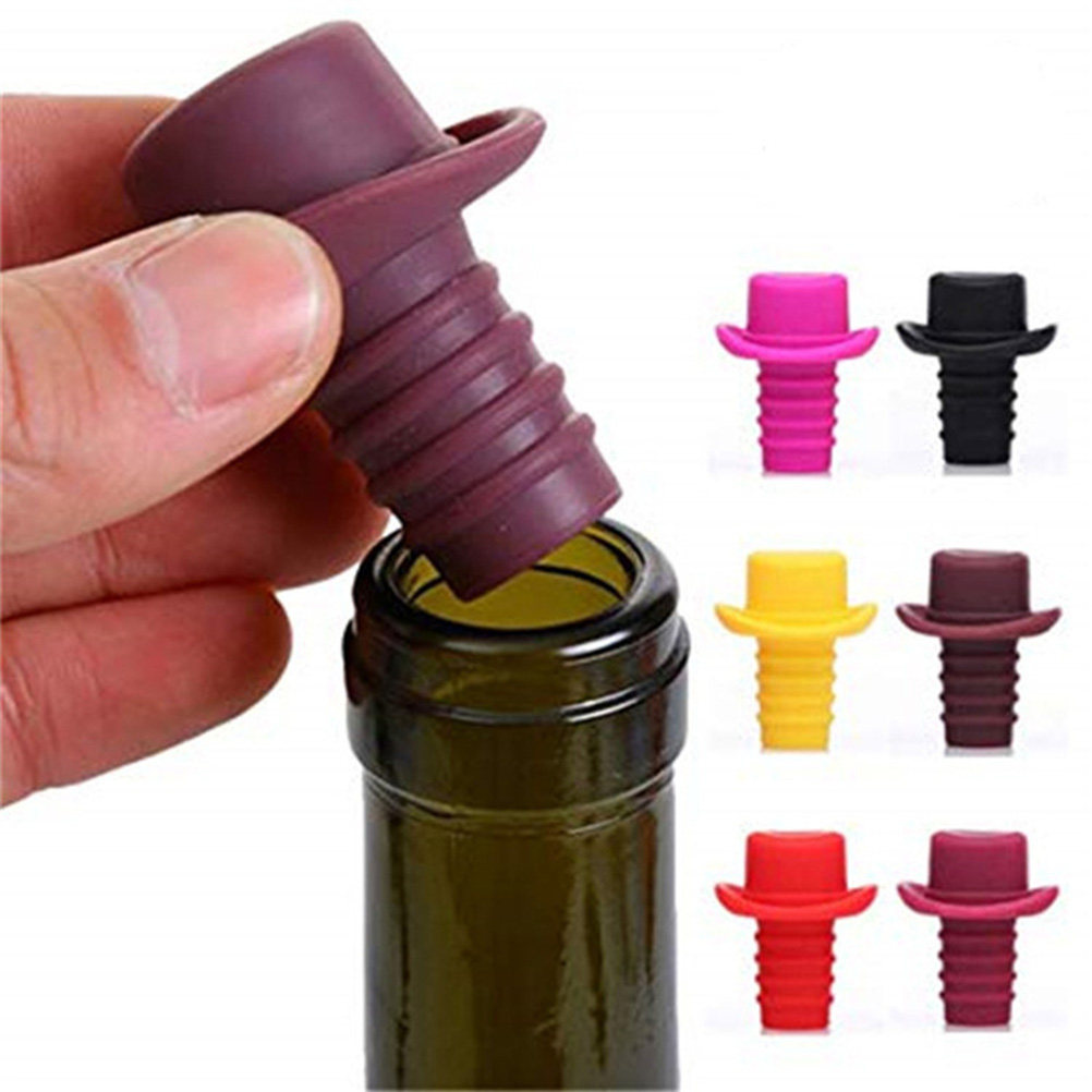 5Pcs Premium Silicone Bottle S - Wine Beer Hat review and price