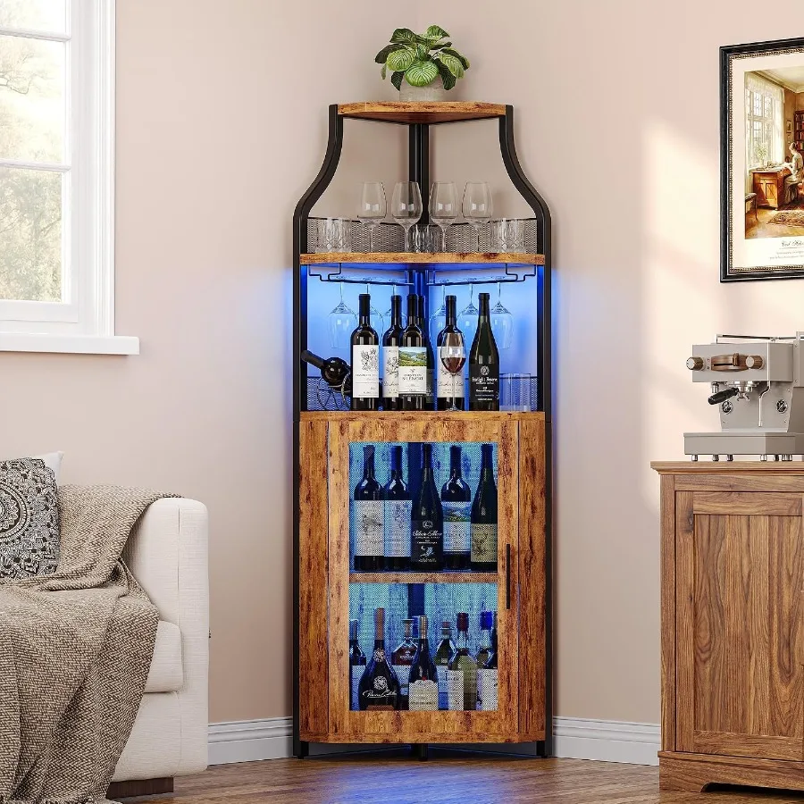 Corner Bar Cabinet for Home Us - Wine & Beer Guayaquil review and price