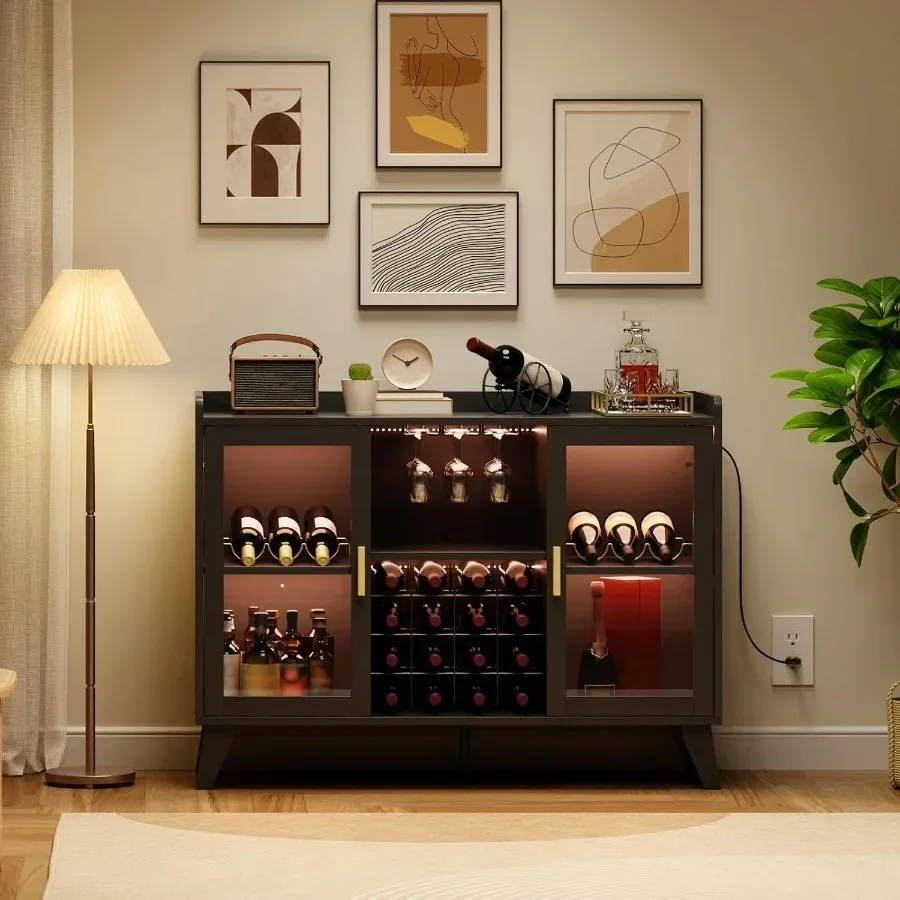 Bar Cabinet with LED Lights fo - Wine & Beer Guayaquil review and price