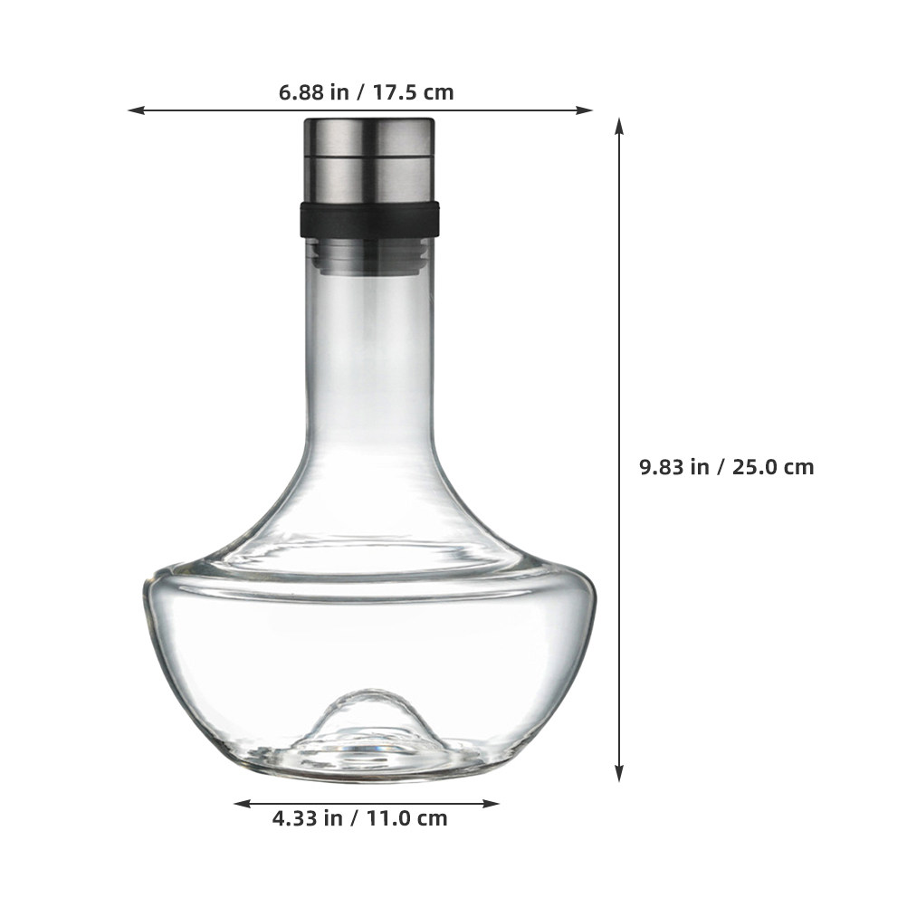1Pcs Glass Wine Decanter 1000M - Wine Aerator Pour review and price