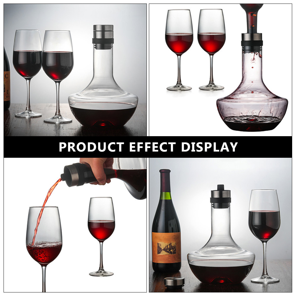 1Pcs Glass Wine Decanter 1000M - Wine Aerator Pour review and price