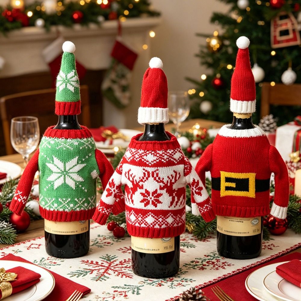 Elk Wine Bottle Cover Snowflak - Wine Beer Hat review and price