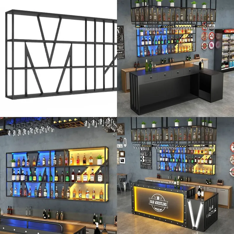 Wall Mounted Wrought Iron Wine - Wine & Beer Guayaquil review and price