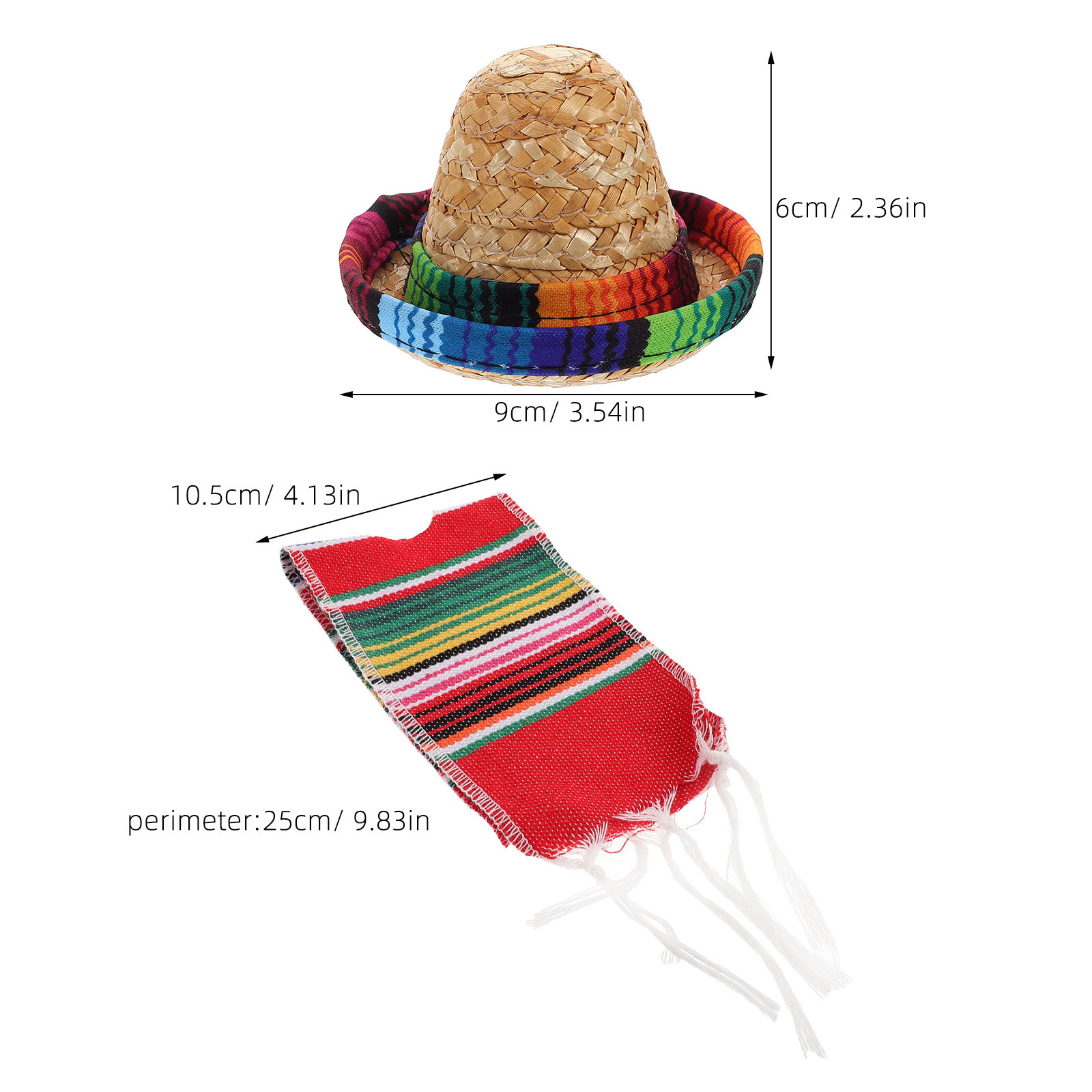1Set Mexican Party Bottles Dec - Wine Beer Hat review and price